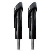 2x Weight Stack Pin Gym Equipment Weight Loading Pin Universal Portable Multifunction Accessories Weight Stack Replacement 2pcs black 9.5MM