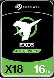 Seagate Exos X18 Serial ATA III 16000 GB Internal Hard Drive, 3.5 Inch Size