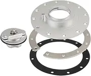 Billet Aluminum Easy Fill Fuel Cell Gas Cap Embedded Oil Tank Cover With 12 Hole Cell Bung And Gasket Car Accessories