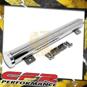 17" X 2" Stainless Steel Radiator Overflow Tank - For Chevy Ford