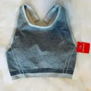 NWT Spanx Seamless Sculpt Bra in space dye cloudy gray