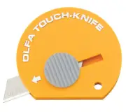 TK-4Y Olfa Multi-Purpose Touch Knife, Retractable Blade, Yellow, Pack of 3