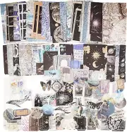 Knaid 200 Pieces Vintage Ephemera Bundle Junk Journal Kit Scrapbook Supplies