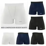 Mens Compression Boxer Shorts Sports Briefs skin tight fit gym pants Base layers
