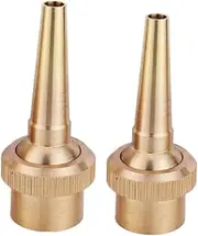 6 Pcs Fountain Nozzle Water Hose Nozzle Spray Nozzle for Landscape Car Acessories Water Hose Sprayer Accessories for Accesories Sweeper Sprayer Spray Nozzle for Garden Golden BESPORTBLE