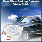 Car Reverse Rear View Parking Camera Video Cable BNC+DC 5M White
