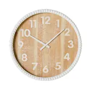 Bobble Wall Clock White 50x50x6.5cm