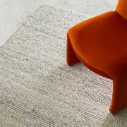 Loopsie Selwyn Neutral Grey Charcoal Marbled Wool Rug