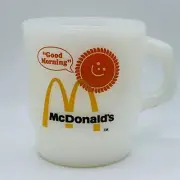 Milk Glass Coffee Cup Mug Fire King Anchor Hocking Vintage McDonald’s