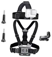 Action Camera Accessories Head Strap Mount Chest Harness Compatible with