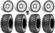 KMC Grenade Bdlk 15" Wheels Mh +10mm 32" Rampage Tires Sportsman RZR Ranger