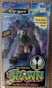 McFarlane's Cy-gor Spawn 1996 Deluxe Edition Ultra Action Figure. New.