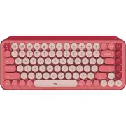 Logitech 920-010579 POP Keys Wireless Mechanical Keyboard With Emoji Keys Heartbreaker Rose