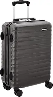 [Amazon Basics] Premium Hardside Spinner Luggage with Built-in TSA Lock, Carry On 55cm, Black