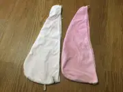 Turbie Twist Hair Towel & Lucy Locks Head Towel Wraps Lot of 2 USED AS IS
