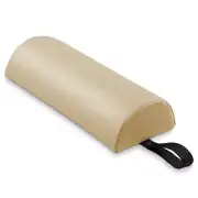 6" Massage Table Half Round Neck Bolster Pillow - Cream