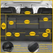 Accessories Back Seat Storage Bag 8 Pockets 600D Oxford Mesh Car Trunk Organizer (for: Subaru)