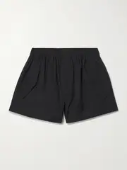 [WARDROBE.NYC] WARDROBE.NYC - Beach Cotton-blend Shell Shorts - Black - x large x large Black