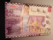 Melissa & Doug Pretty Purple Dollhouse 3-D Puzzle & Dollhouse 100 pieces SEALED