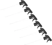6Pcs Black Spray Bottle Replacement Nozzle Reusable Mist Stream Spray Tops for Home Office