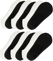 [LIFKOME] 6 Pack Men's Low Cut Socks Slipper Socks Seamless Crew Socks No Show Socks for Flats Breathable Comfortable Fashionable
