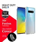 Samsung Galaxy 5G S10 Plus S10e S8 S9 Plus Clear Bumper Heavy Duty Case Cover