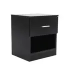La Bella Bedside Table Side Storage Cabinet Nightstand Bedroom 1 Drawer Shelf El