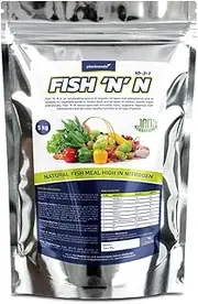 Fish 'N' N 5 kg Powder - 100% Organic Fish Meal Fertiliser (10-3-1-6) | Australian Certified Organic | NPK Fertiliser | Nitrogen Rich Fertiliser for Plants | Slow Release Garden Fertiliser