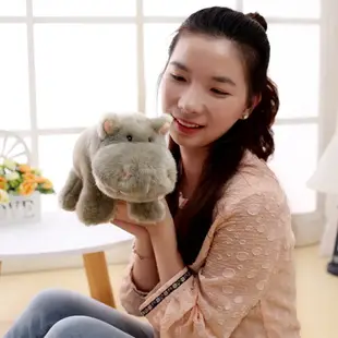 仿真河馬公仔毛絨玩具可愛鱷魚韓國搞怪抱睡娃娃玩偶男生兒童禮物