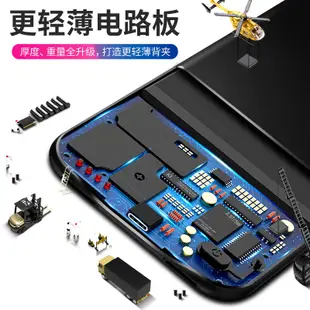 漢尼蘋果6背夾式充電寶iphonex電池7plus專用8X便攜6s手機殼器超薄沖大容量背甲正品小巧移動電源sp無線快充