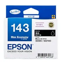 在飛比找樂天市場購物網優惠-EPSON 黑色高容量原廠墨水匣 / 盒 T143150 N