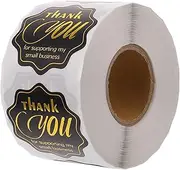 NAMOARLY 500pcs Self Adhesive Thank You Stickers Stickers for Weddings Parties DIY Projects for Present Wrapping Scrapbooking Candy Bags