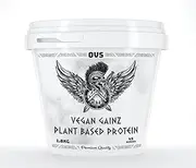 OVS VEGAN GAINZ Plant Based Protein (28.6g Protein) Salted Caramello : Supports Muscle Health, Growth and Recovery (45 Servings)