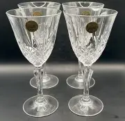 Cristal d'Arques Galleria 7.75" Crystal Goblets Set of Four | NIB