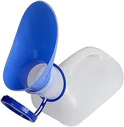 Unisex Potty Urinal for Car, Toliet Urinal for Men and Women, Bedpans Pee Bottle with a Lid and Funnel, Mobile Toilet Portable Urinal for Car, Old Man, Child and Diabetes for Camping Outdoor Travel