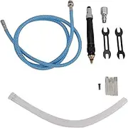 Micro Pneumatic Air Pencil Die Grinder Kit, High Speed Pneumatic Pencil Die Grinder 70000RPM Mini Polishing and Cutting Tool with 3mm Collet and 10 Bits - Ideal for accurate Work