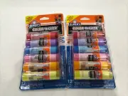 Lot Of 2 Elmer's 12 Ct Washable Glue Sticks Disappearing Purple & Color N Glitz