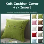 Cable Diamond Knit Button Throw Cushion Covers +/- Insert Home Decor Pillow Case