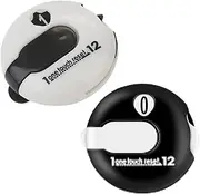 2PCS Golfs Score Counter, Golfs Strokes Counter Clicker, Portable Scorekeeper Cap Clip with Touch Reset, Scoring Counting Tool for Women Men