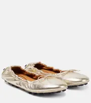 [Tod's] Tod's Leather ballet flats AU 4 white