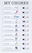Portable Memo Board and Chore Chart for Kids Detachable Message Board with PVC for Planning Organizing and Learning Comfortable for Household Tasks for Parents (MY CHORES)