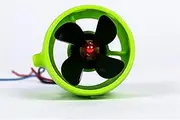 LUMIXE RC Bait Tug Boats 12V-24V Brushless Motor Underwater Thruster CW CCW 4-Blade Nylon Propeller, for DIY Under Water Robot Boat Propeller (Color : 1pcs CCW)