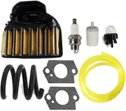 [HURI] Air Filter Fuel Line Tune-Up Kit for 537255701 Husqvarna 455 455E 455 Rancher 460 Rancher 461 Gas Chainsaw 537255703 537255702