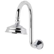 New Phoenix Tapware Vintage Shower Rose & Arm Set Bathroom Nostalgia NS125 CHR