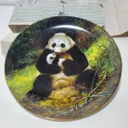 W.L. George Fine China Collector Plate The Panda by Will Nelson 1988
