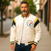 Pittsburgh Steelers Starter Jacket Men’s XL White NFL Button Embroidered NWT