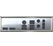 I/O IO shield Backplate For ASRock H510M-ITX/ac Motherboard Rear Baffle