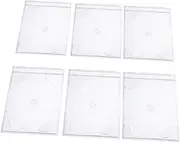Ergonomic Cd Case Holder Organizer 6pcs Disc Storage Boxes Dvd Case for Easy Organization Dust Protection