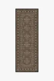 75' x 215' | Machine Washable Runner Rug | Kid & Pet Friendly | Indoor Rug | Maia Soft Black Re-Jute Rug | Ruggable