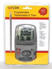 TAYLOR PRECISION PRODUCTS 1470N Digital Cooking Thermometer and Timer